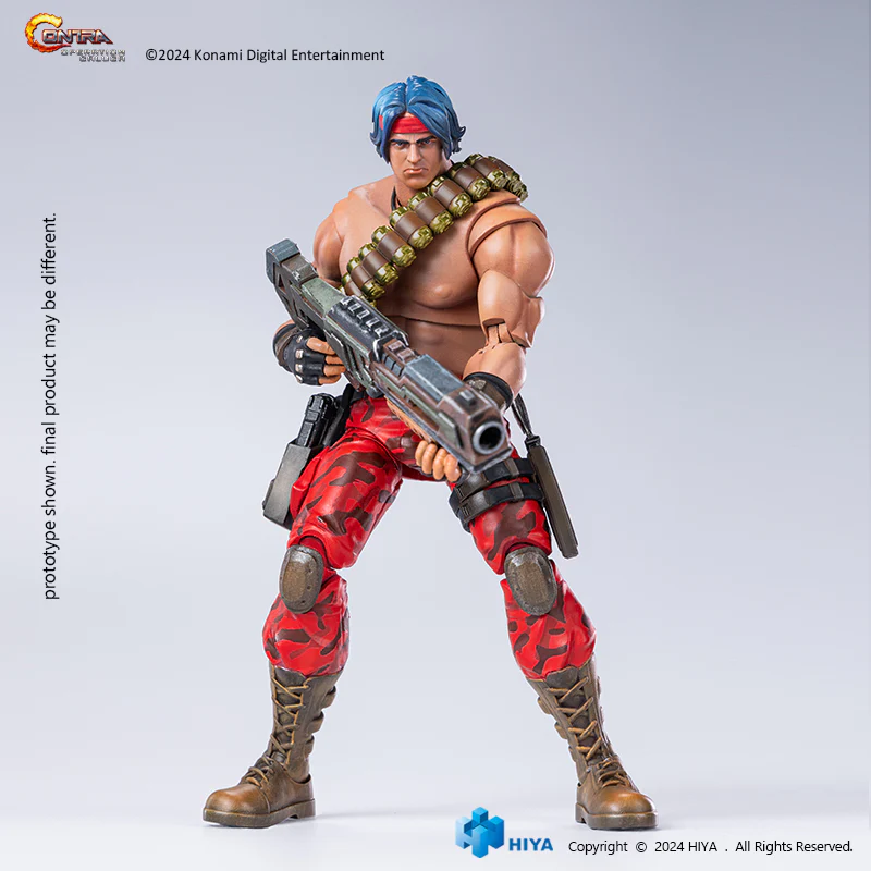 HIYA Exquisite Basic Series 1/12 Scale 6 Inch Contra Operation Galuga Lance Bean Action Figure - Image 8