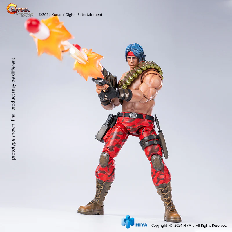 HIYA Exquisite Basic Series 1/12 Scale 6 Inch Contra Operation Galuga Lance Bean Action Figure - Image 9