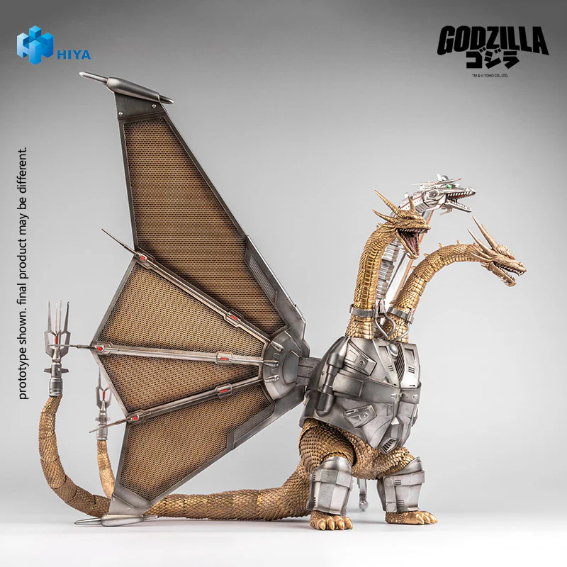 HIYA Exquisite Basic Series  None Scale 13 Inch Godzilla vs. King Ghidorah Mecha King Ghidorah Action Figure - Image 8