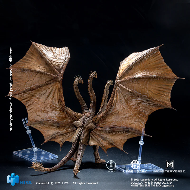 HIYA Exquisite Basic Series  None Scale 14 Inch Godzilla King of the Monsters King Ghidorah Action Figure - Image 5