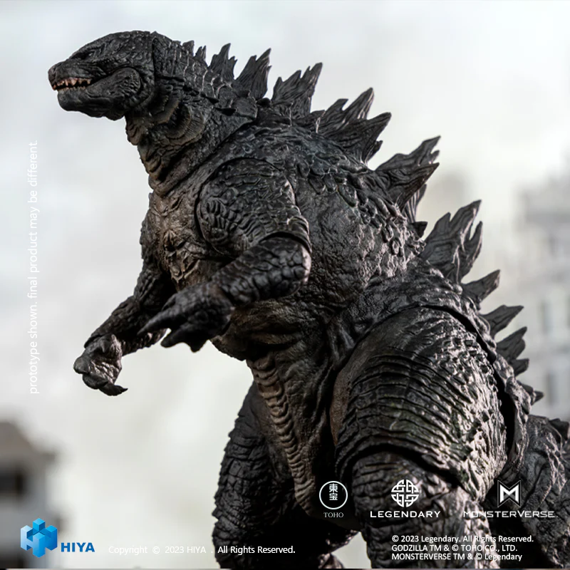 HIYA Exquisite Basic Series  None Scale 7 Inch Godzilla 2014 Godzilla Action Figure - Image 5