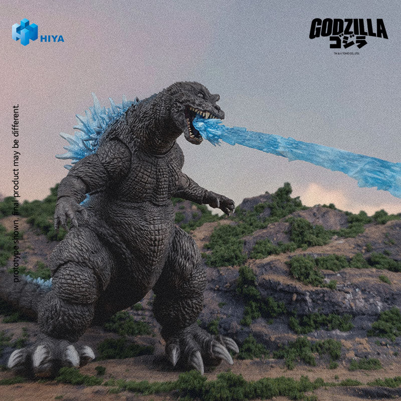 HIYA Exquisite Basic Series  None Scale 7 Inch Godzilla Mothra and King Ghidorah Giant Monsters All-Out Attack (2001) Heat Ray Godzilla Action Figure - Image 4