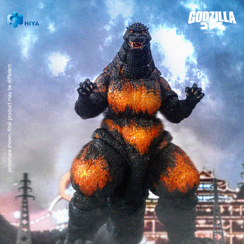 HIYA Exquisite Basic Series  None Scale 7 Inch Godzilla vs. Destoroyah 1995 Burning Godzilla Action Figure - Image 3