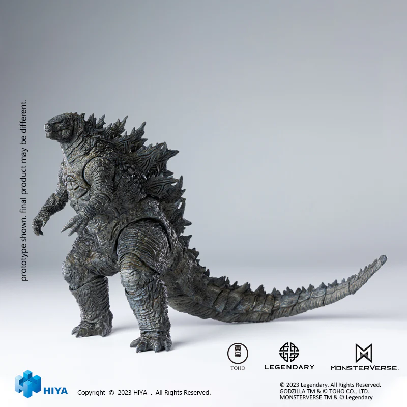 HIYA Exquisite Basic Series None Scale 7 Inch GODZILLA VS KONG Godzilla Action Figure  (Updated Version) - Image 9