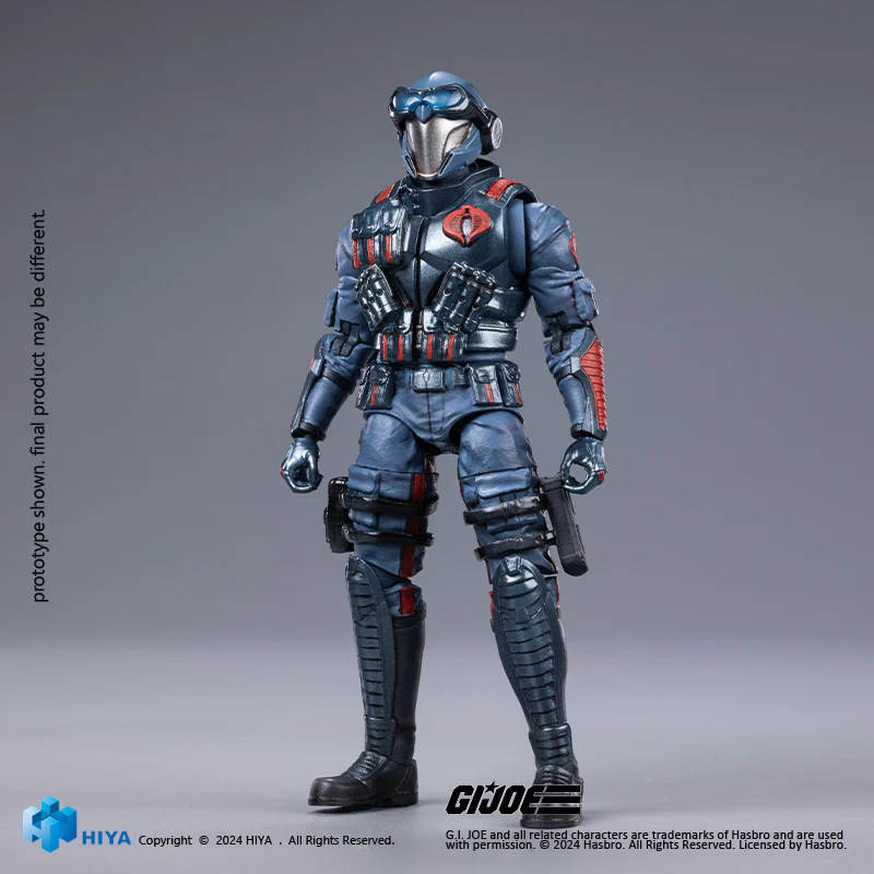 HIYA Exquisite Mini Series 1/18 Scale 4 Inch G.I.Joe Cobra Viper Action Figure - Image 7