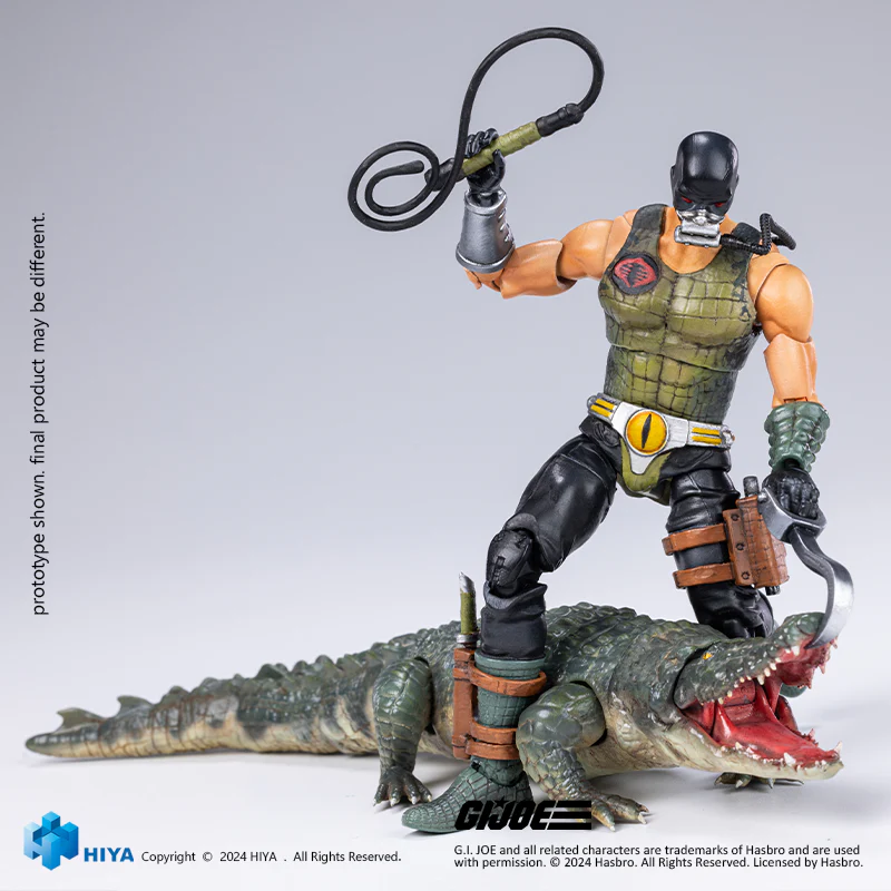HIYA Exquisite Mini Series 1/18 Scale 4 Inch G.I.Joe Croc Master＆Fiona Action Figure - Image 9