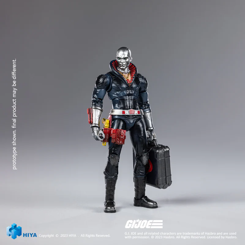 HIYA Exquisite Mini Series 1/18 Scale 4 Inch G.I.Joe Destro Action Figure - Image 7