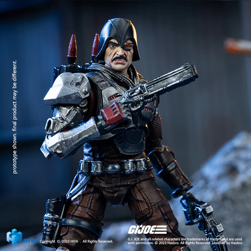 HIYA Exquisite Mini Series 1/18 Scale 4 Inch G.I.Joe Major Bludd Action Figure - Image 4