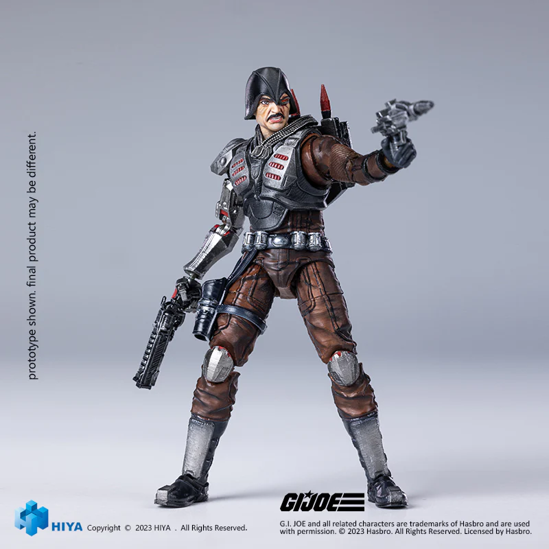 HIYA Exquisite Mini Series 1/18 Scale 4 Inch G.I.Joe Major Bludd Action Figure - Image 9