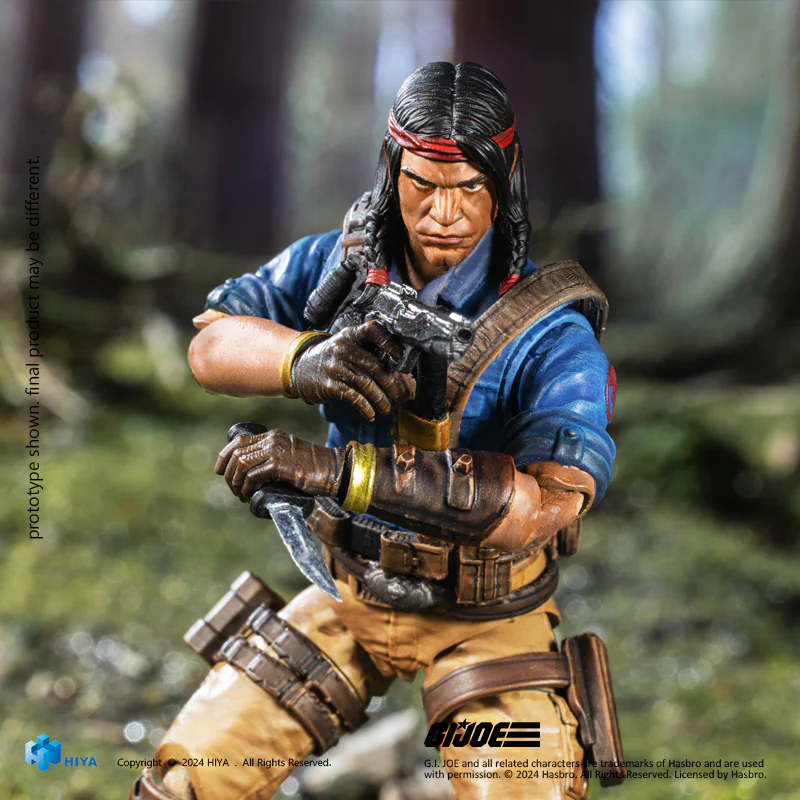 HIYA Exquisite Mini Series 1/18 Scale 4 Inch G.I.Joe Spirit Iron-Knife Action Figure - Image 6