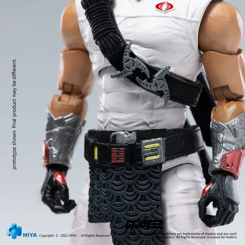 HIYA Exquisite Mini Series 1/18 Scale 4 Inch G.I.Joe Storm Shadow Action Figure - Image 10