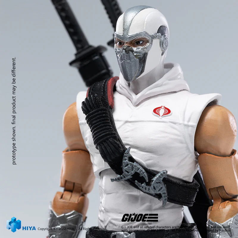 HIYA Exquisite Mini Series 1/18 Scale 4 Inch G.I.Joe Storm Shadow Action Figure - Image 9