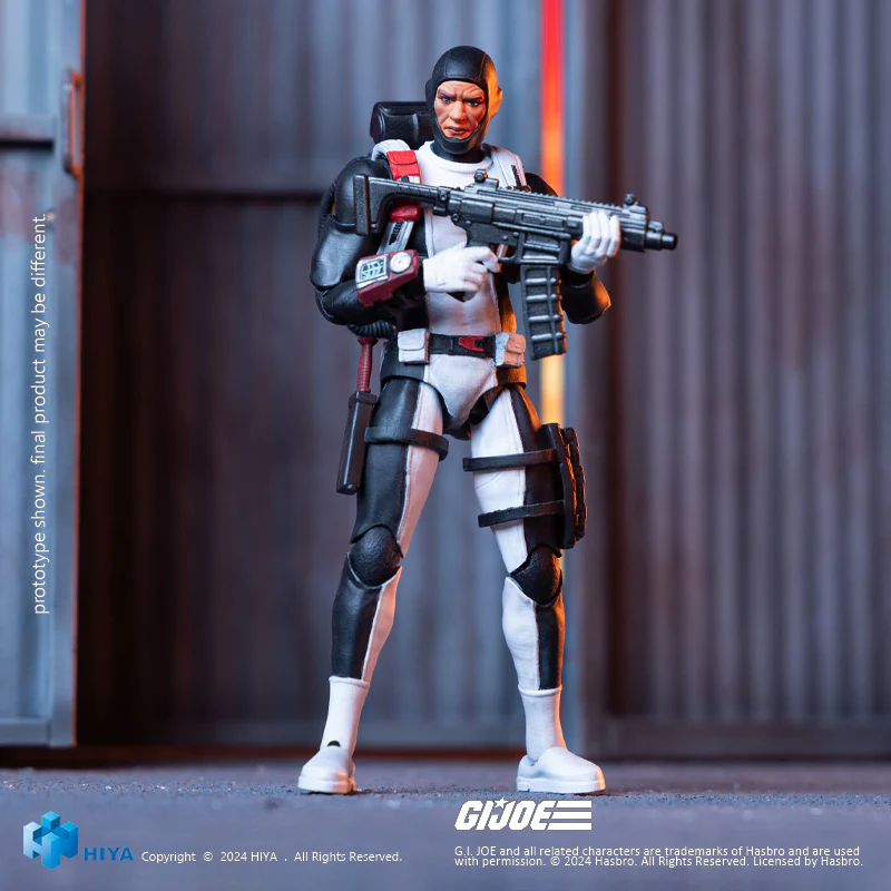 HIYA Exquisite Mini Series 1/18 Scale 4 Inch G.I.Joe Torpedo Action Figure - Image 4