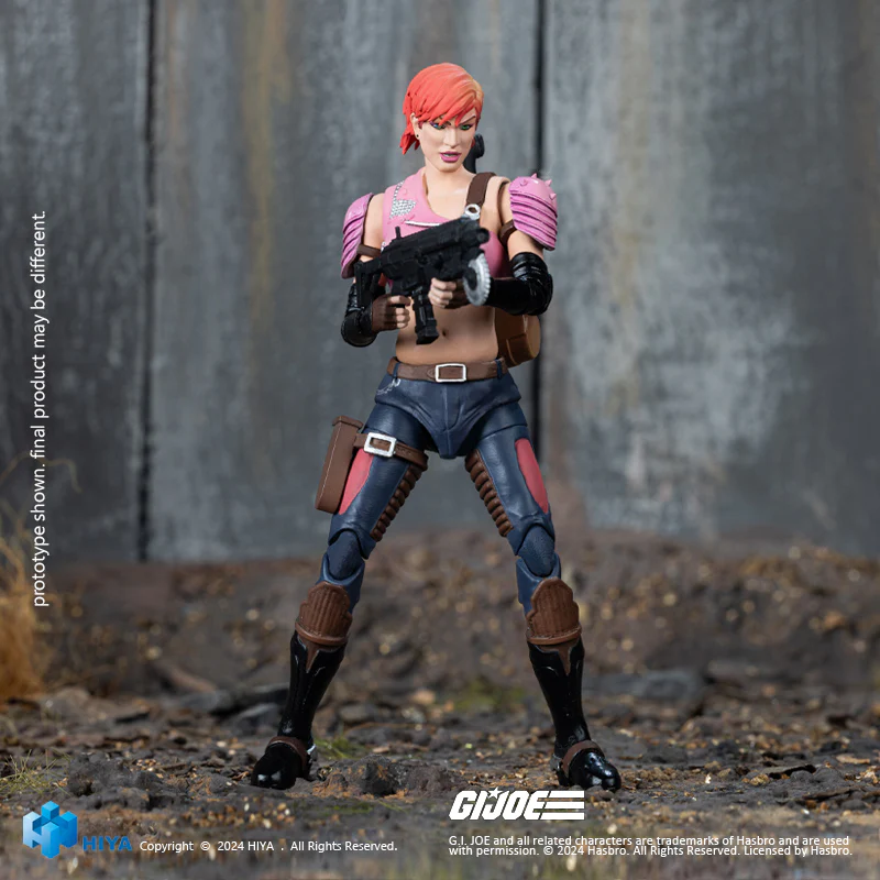 HIYA Exquisite Mini Series 1/18 Scale 4 Inch G.I.Joe Zarana Action Figure - Image 4