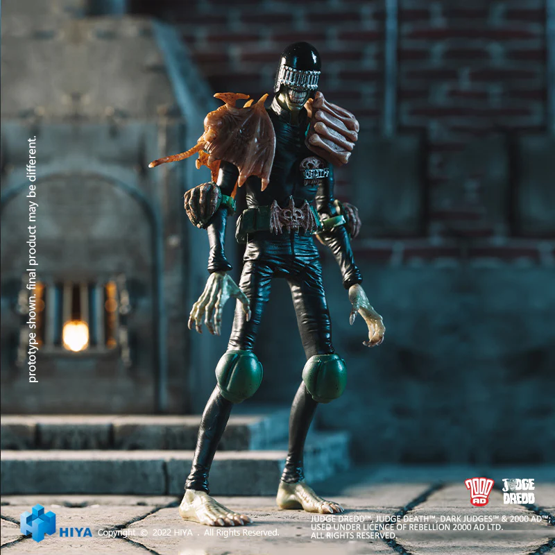 HIYA Exquisite Mini Series 1/18 Scale 4 Inch JUDGE DREDD Judge Death  Action Figure - Image 3