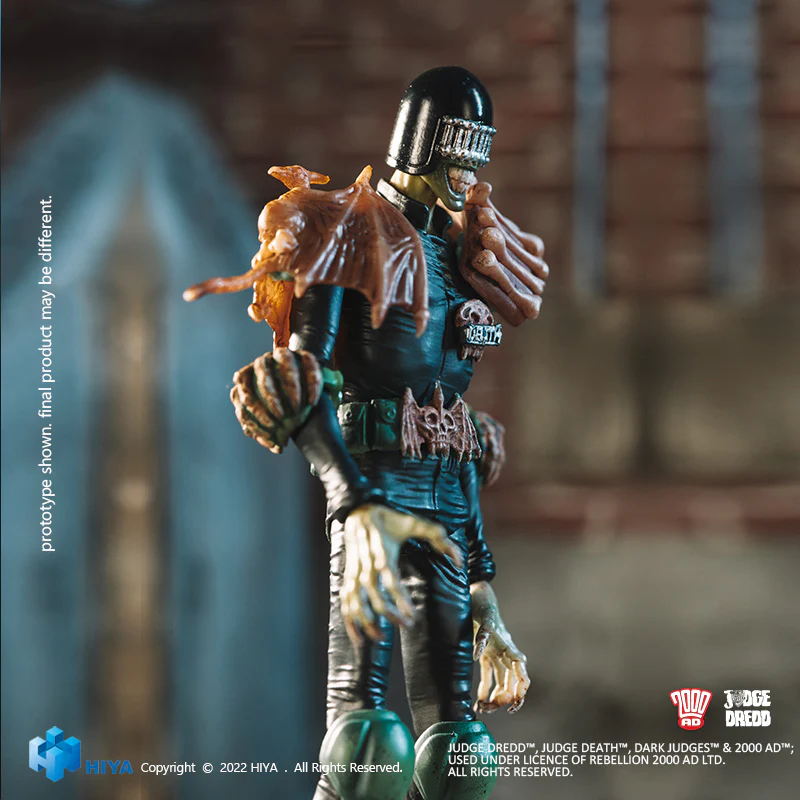 HIYA Exquisite Mini Series 1/18 Scale 4 Inch JUDGE DREDD Judge Death  Action Figure - Image 4