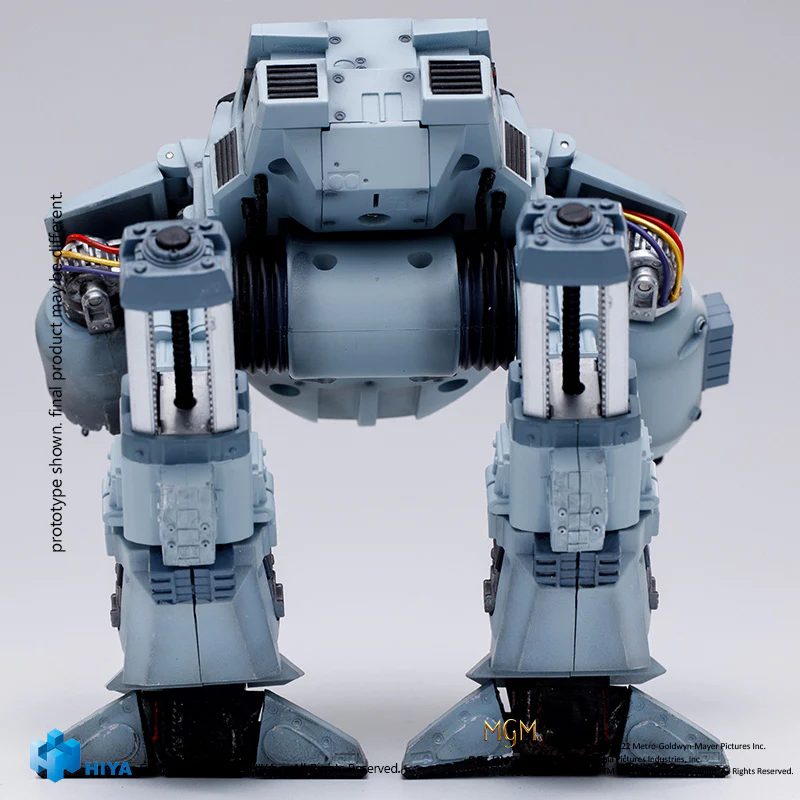 HIYA Exquisite Mini Series 1/18 Scale 4 Inch ROBOCOP 1 - battle damage ED209 With Sound Action Figure - Image 6