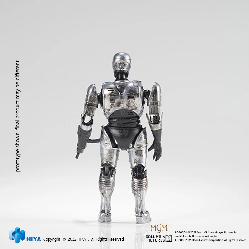 HIYA Exquisite Mini Series 1/18 Scale 4 Inch ROBOCOP 3 Battle Damage Robocop Action Figure - Image 6