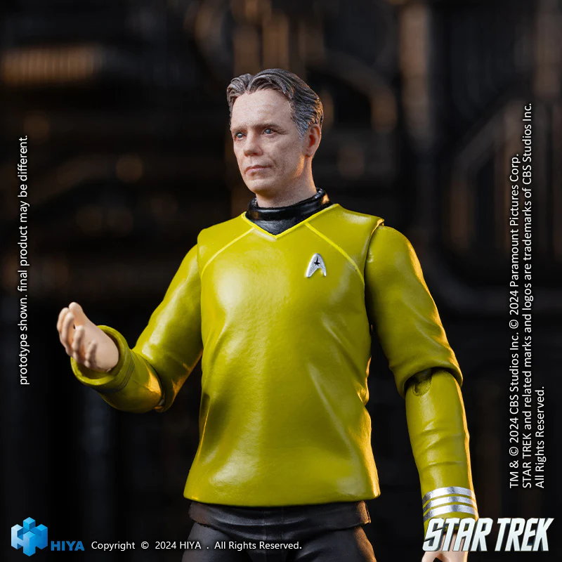 HIYA Exquisite Mini Series 1/18 Scale 4 Inch STAR TREK 2009 Pike Action Figure - Image 5