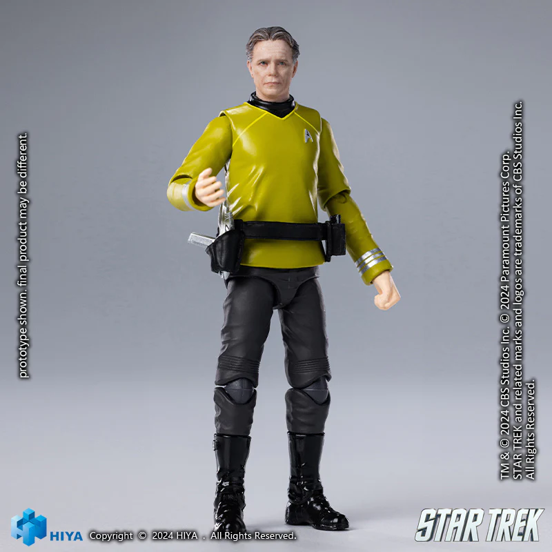 HIYA Exquisite Mini Series 1/18 Scale 4 Inch STAR TREK 2009 Pike Action Figure - Image 8