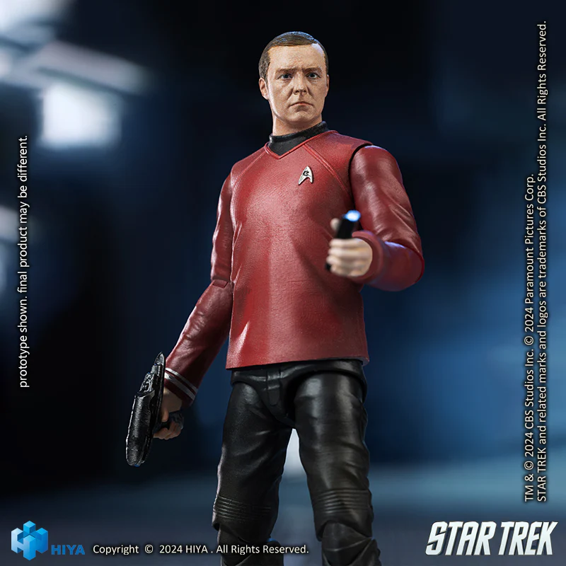 HIYA Exquisite Mini Series 1/18 Scale 4 Inch STAR TREK 2009 Scotty Action Figure - Image 5
