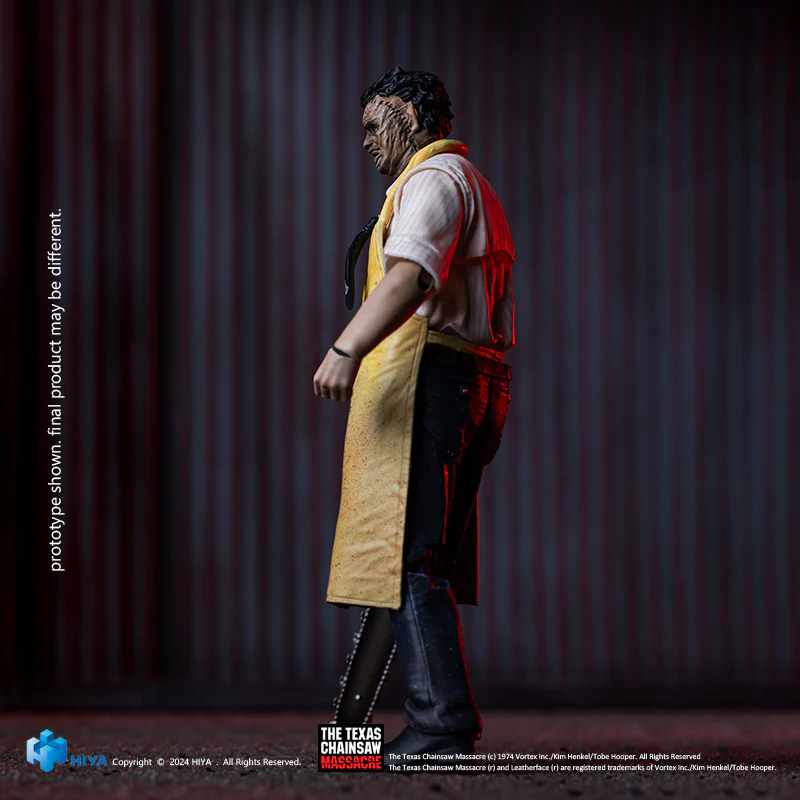 HIYA Exquisite Mini Series 1/18 Scale 4 Inch Texas Chainsaw Massacre 1974 LeatherFace - Killing Mask Standard Ver. Action Figure - Image 4