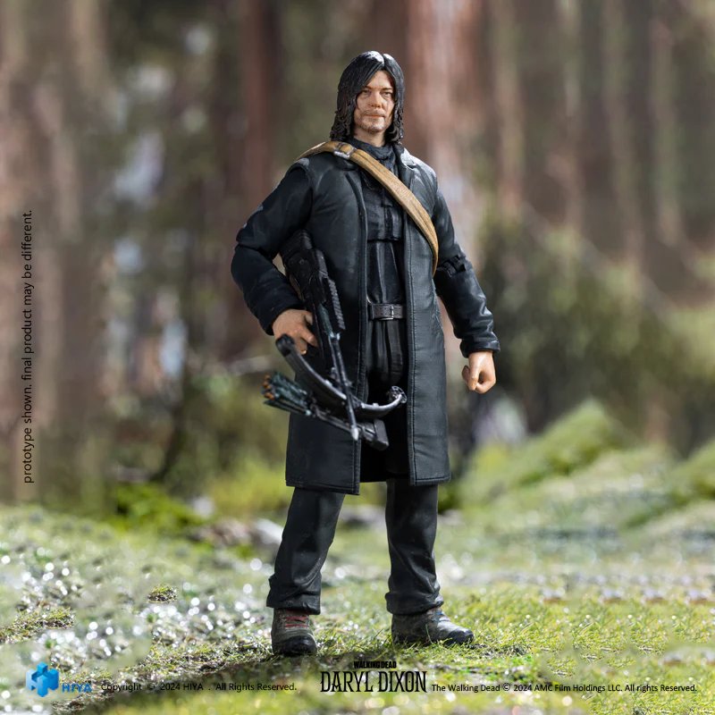 HIYA Exquisite Mini Series 1/18 Scale 4 Inch The Walking Dead Daryl Dixon Daryl Action Figure - Image 4