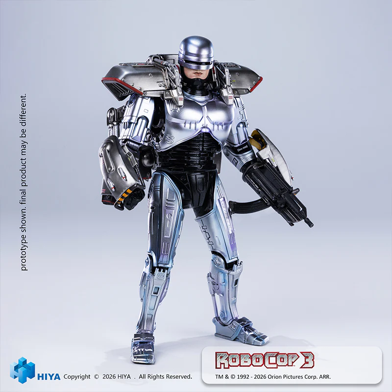 HIYA Exquisite Super Series 1/12 Scale 6 Inch RoboCop 3 RoboCop Action Figure - Image 7