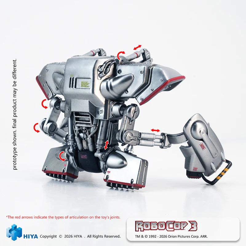 HIYA Exquisite Super Series 1/12 Scale 6 Inch RoboCop 3 RoboCop Action Figure - Image 9