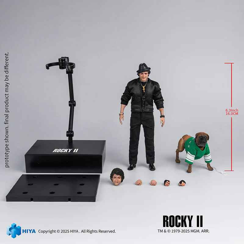 HIYA Exquisite Super Series 1/12 Scale 6 Inch Rocky II Rocky Action Figure - Image 9
