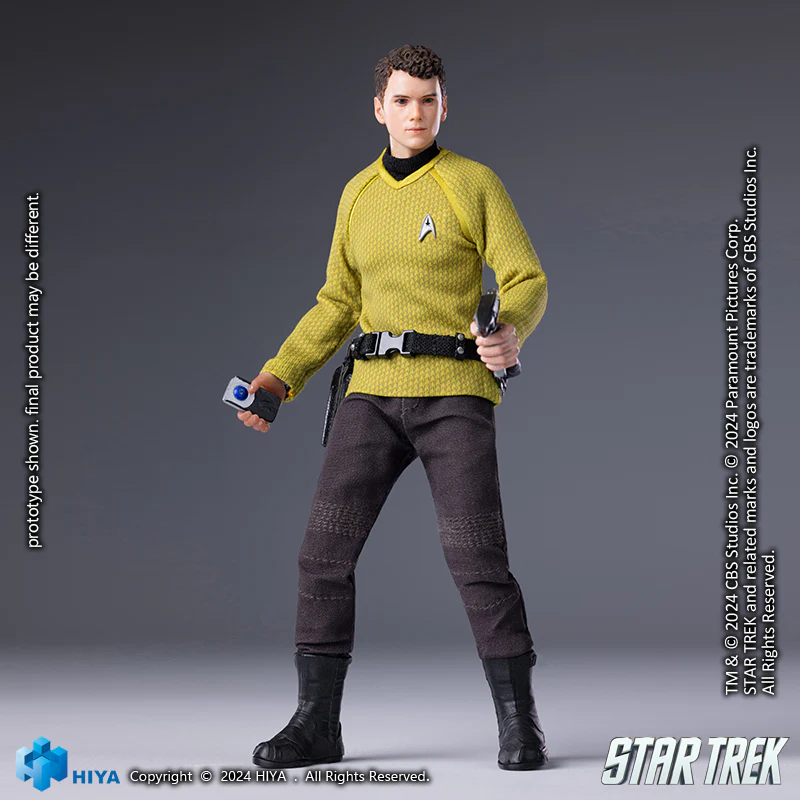 HIYA Exquisite Super Series 1/12 Scale 6 Inch STAR TREK 2009 Chekov Action Figure - Image 12