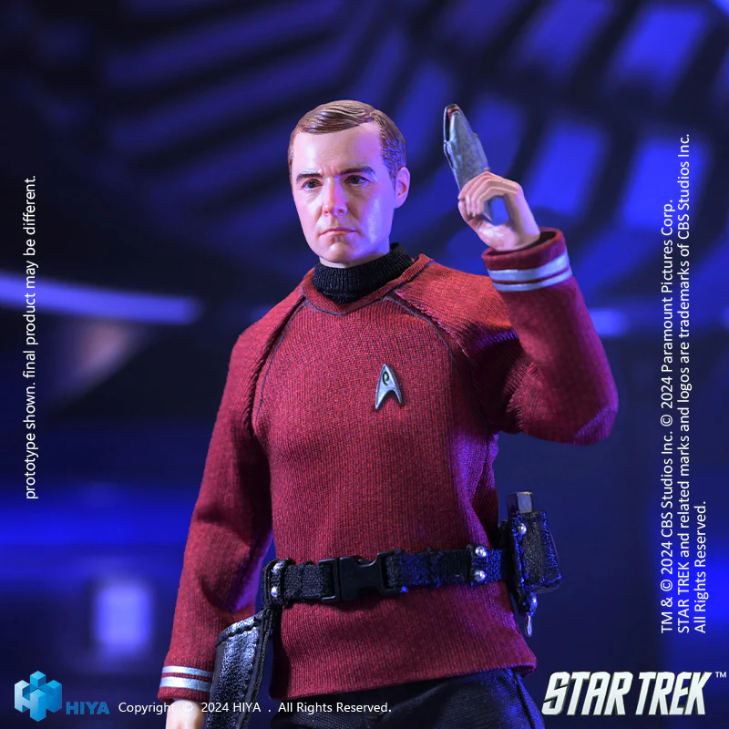 HIYA Exquisite Super Series 1/12 Scale 6 Inch STAR TREK 2009 Scotty Action Figure - Image 3