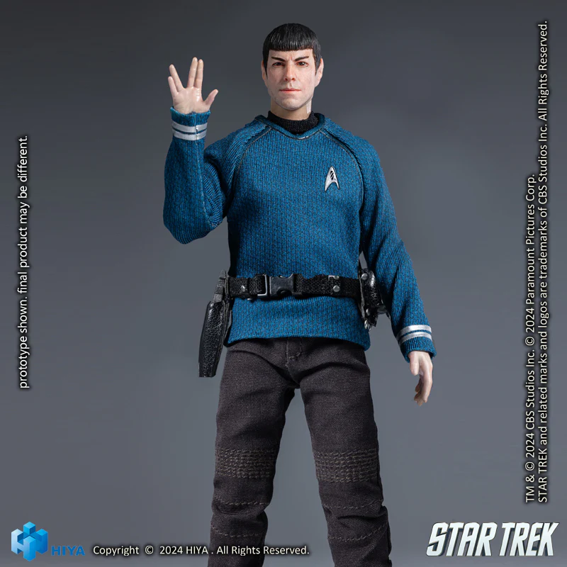 HIYA Exquisite Super Series 1/12 Scale 6 Inch STAR TREK 2009 Spock Action Figure - Image 9