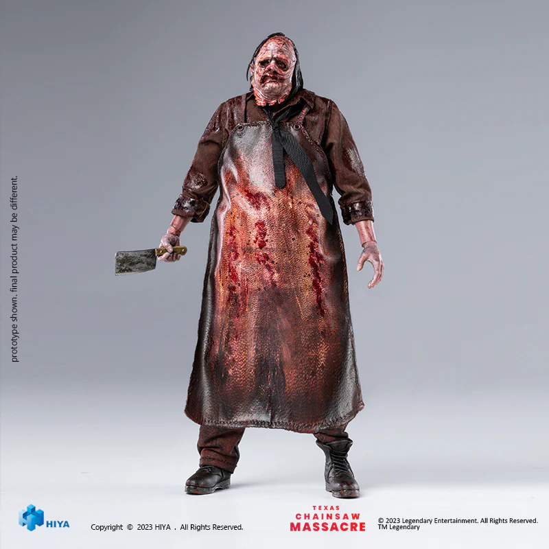 HIYA Exquisite Super Series 1/12 Scale 6 Inch Texas Chainsaw Massacre 2022 Leatherface Slaughter Ver. Action Figure - Image 7