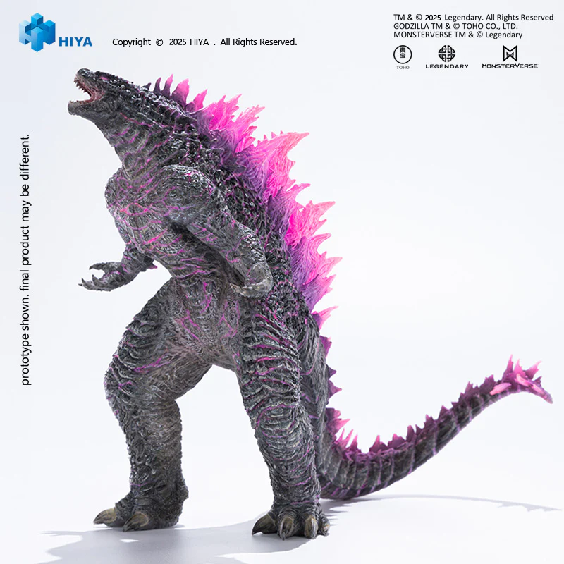 HIYA Stylist Series None Scale 7 Inch Godzilla x Kong The New Empire Godzilla Evolved Translucent Ver. PVC statue - Image 4