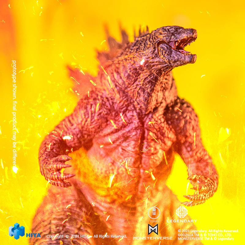 HIYA Stylist Series None Scale 8 Inch GODZILLA VS KONG Godzilla PVC statue - Image 5